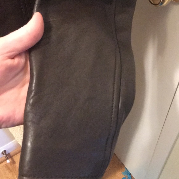 Brown Michael Kors leather moto Jacket VG - Picture 7 of 16